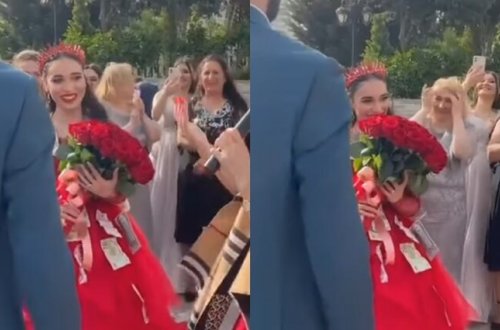 Nazilə Səfərli gəlininə xınayaxdı etdi - VİDEO