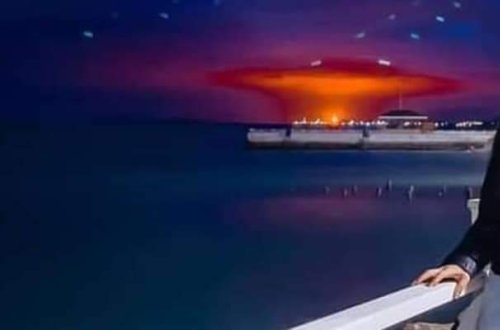 Bakıda səmada görünən işıq nədir? – VİDEO