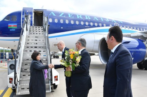 Sahibə Qafarovanın İsveçrəyə səfəri başlayıb