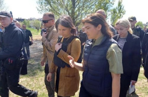 Almaniyanın XİN başçısı Kiyevdə səfərdədir