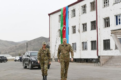 Prezident və birinci xanım Füzuliyə səfər ediblər