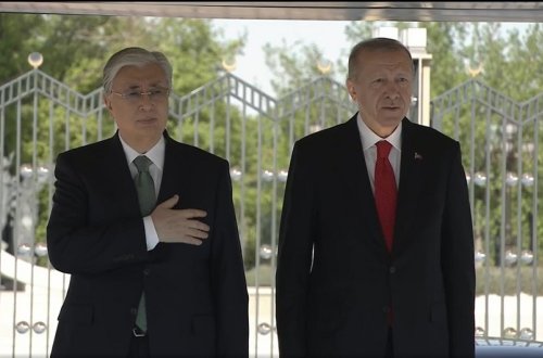 Türkiyə və Qazaxıstan prezidentləri arasında görüş başlayıb