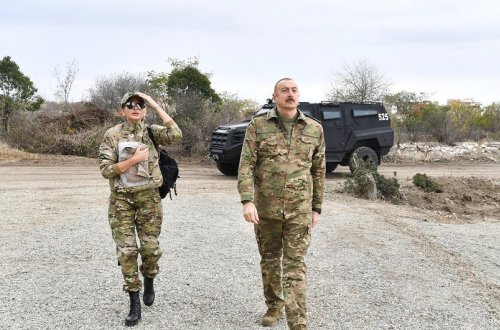 Prezident İlham Əliyev və birinci xanım Mehriban Əliyeva Şuşada səfərdə olublar - YENİLƏNİB