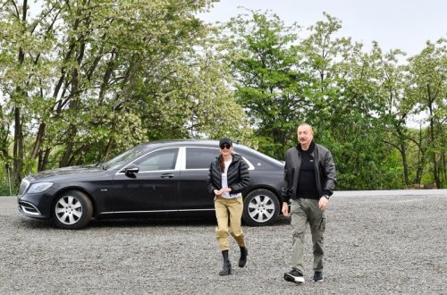 Prezident və birinci xanım Füzuliyə səfər ediblər - YENİLƏNİB