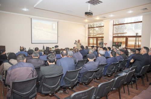 Yaylaqlara köç edəcək təsərrüfatların rəhbərlərinə mina təhlükəsizliyi ilə bağlı təlimlər keçirilir