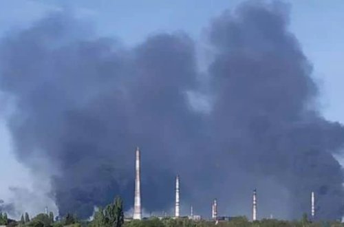 Rusiya Ukraynadakı neft emalı zavodunu vurub