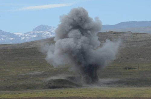 Ağdamda mina partladı: FHN-nin kapitanı xəsarət aldı