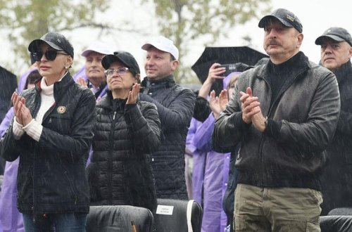 Prezidentin Şuşada kövrəldiyi an - VİDEO