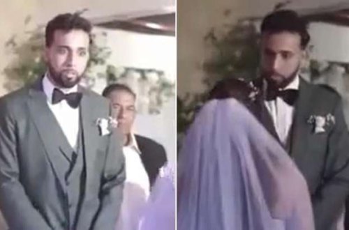 Toyda gəlini görən bəy ŞOKA DÜŞDÜ: Özünü itirdi... - VİDEO