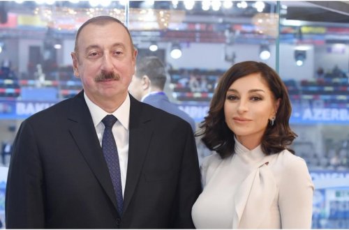 Litva Prezidenti və xanımının şərəfinə rəsmi ziyafət verilib