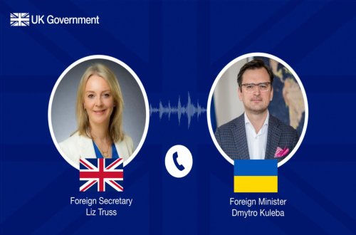 Ukrayna və Britaniya XİN rəhbərləri arasında telefon danışığı olub