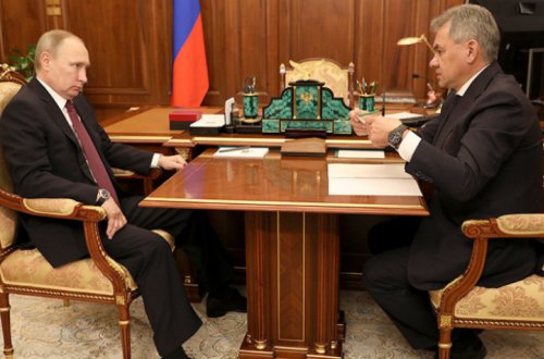 Şoyqu Putinə Mariupolun nəzarətə alındığı barədə məruzə edib