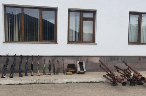 Xocavənddə xeyli sayda silah-sursat aşkarlanıb