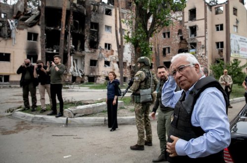 Portuqaliyanın Baş naziri Ukraynanın İrpen şəhərində olub