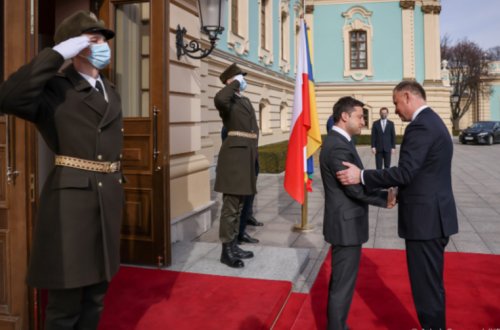 Polşa Prezidenti Ukraynaya səfər edib