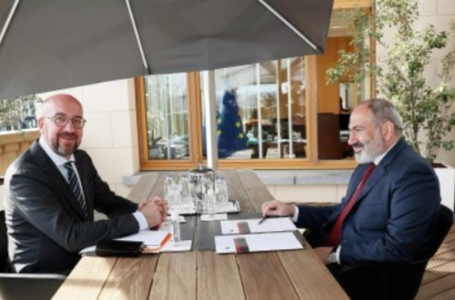 Nikol Paşinyan Şarl Mişellə görüşüb - YENİLƏNİB