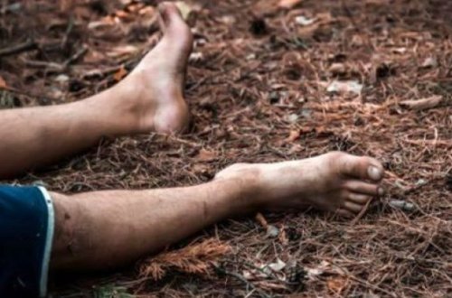 Meşədə asılı kişi meyiti tapıldı