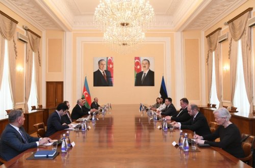 Əli Əsədov Estoniya parlamentinin sədri ilə görüşüb