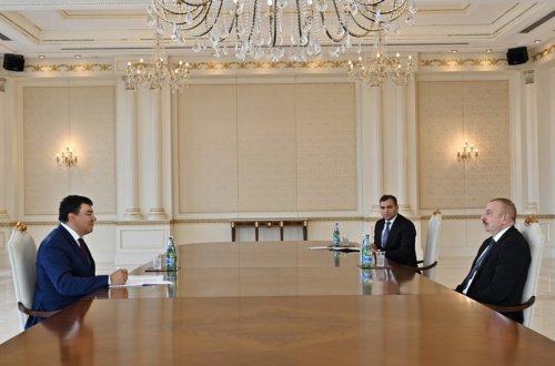 Prezident İlham Əliyev Özbəkistanın Baş nazirinin müavinini qəbul edib -YENİLƏNİB