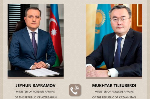 Azərbaycan və Qazaxıstan XİN başçıları arasında telefon danışığı olub
