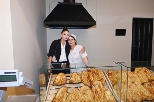 Mehriban Əliyeva Zəngilanda çörək kəsib - VİDEO