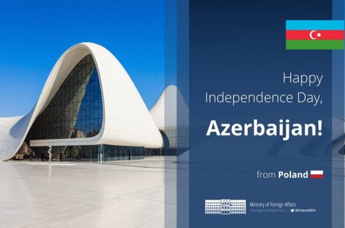 Polşa XİN Azərbaycanı Müstəqillik Günü münasibətilə təbrik edib