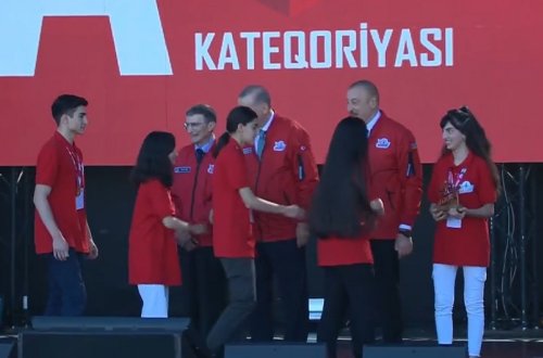 “TEKNOFEST Azərbaycan” festivalı çərçivəsində qaliblərə mükafatlar verilib