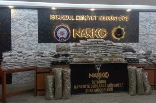 İstanbulda 120 kilo marixuana ələ keçirildi: 14 həbs