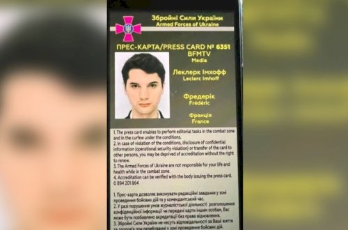 Ukraynada daha bir jurnalist həlak oldu