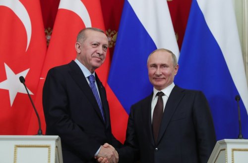 Ərdoğanla Putin Ukraynadakı vəziyyəti müzakirə ediblər