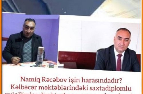 Kəlbəcər məktəblərində saxtadiplomlu müəllimlər direktorların YAXIN QOHUMLARIDIR - SİYAHISI
