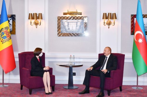 Maya Sandu Azərbaycan Prezidentinə təşəkkür edib
