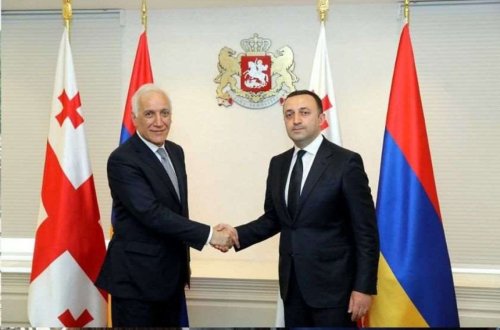 Qaribaşvili Ermənistan Prezidenti ilə görüşüb