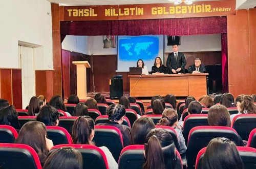 “İnsan alverinə qarşı mübarizə” mövzusunda maarifləndirici tədbir keçirilib -FOTO