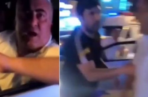 Bakıda daha bir motosikletçi döyüldü - VİDEO