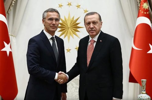 Ərdoğan Stoltenberqlə İsveç və Finlandiyanın NATO-ya üzvlüyünü müzakirə edib