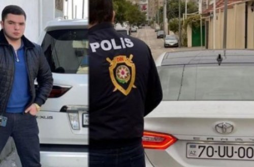 İtə kabab yedizdirən iş adamının övladlarından növbəti əməl - Saxta nömrəli avtomobildə...