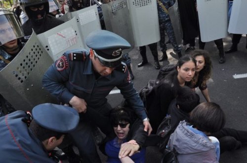 Ermənistanda baş verən iğtişaşlarla bağlı 10 nəfər həbs edilib