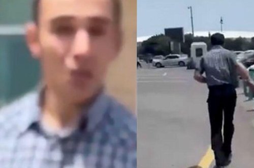 Bakıda küçənin ortasında qadına qarşı əxlaqsız hərəkət etdi, döyüldü - ANBAAN GÖRÜNTÜLƏR