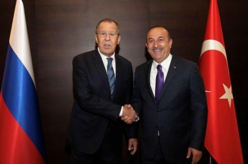 Lavrov və Çavuşoğlu arasında görüş keçirilir