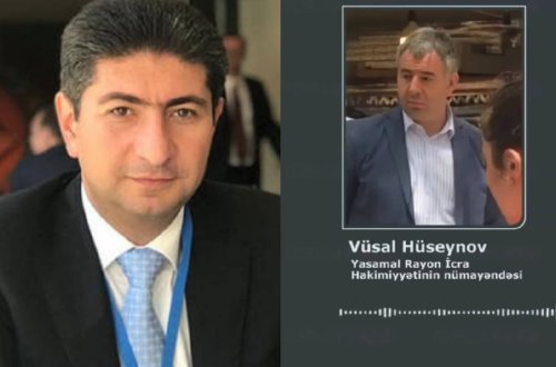 Yasamal icra hakimiyyətinin rəsmisi jurnalistə rüşvət təklif etdi, telefonunu götürüb qaçdı (VİDEO)