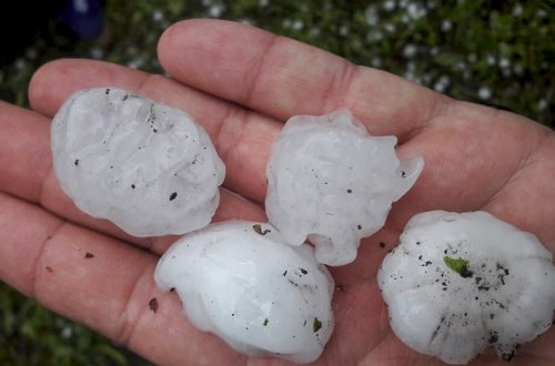 Daşkəsəndə güclü leysan və dolu yağışı təbii fəlakətə səbəb olub