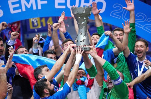 Azərbaycanın minifutbol millisi Avropa çempionu olub