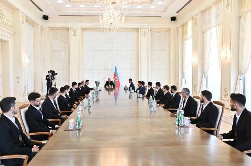 İlham Əliyev minifutbol yığmasını təbrik edib: 