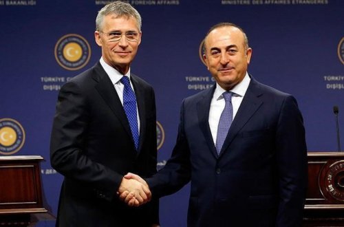 Çavuşoğlu NATO baş katibi ilə danışıb