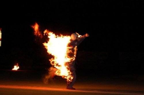 Bakı sakini Xaçmazda döyülüb və yandırılıb