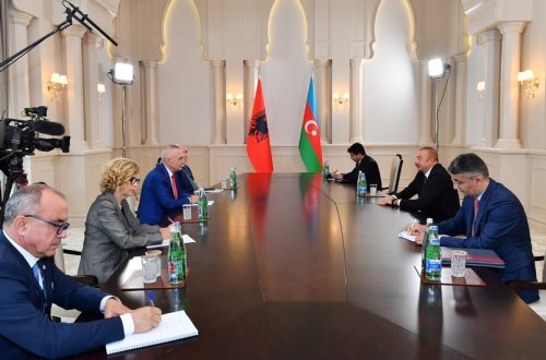 Azərbaycan və Albaniya prezidentləri arasında görüş olub -YENİLƏNİB