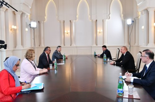 Prezident İlham Əliyev Ümumdünya Səhiyyə Təşkilatının Baş direktorunu qəbul edib - YENİLƏNİB