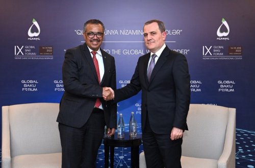 Ceyhun Bayramov ÜST-ün baş direktoru ilə görüşüb