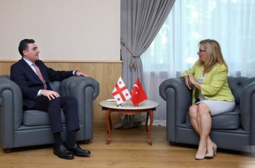 Gürcüstan XİN başçısı Türkiyə səfiri ilə vida görüşü keçirib
